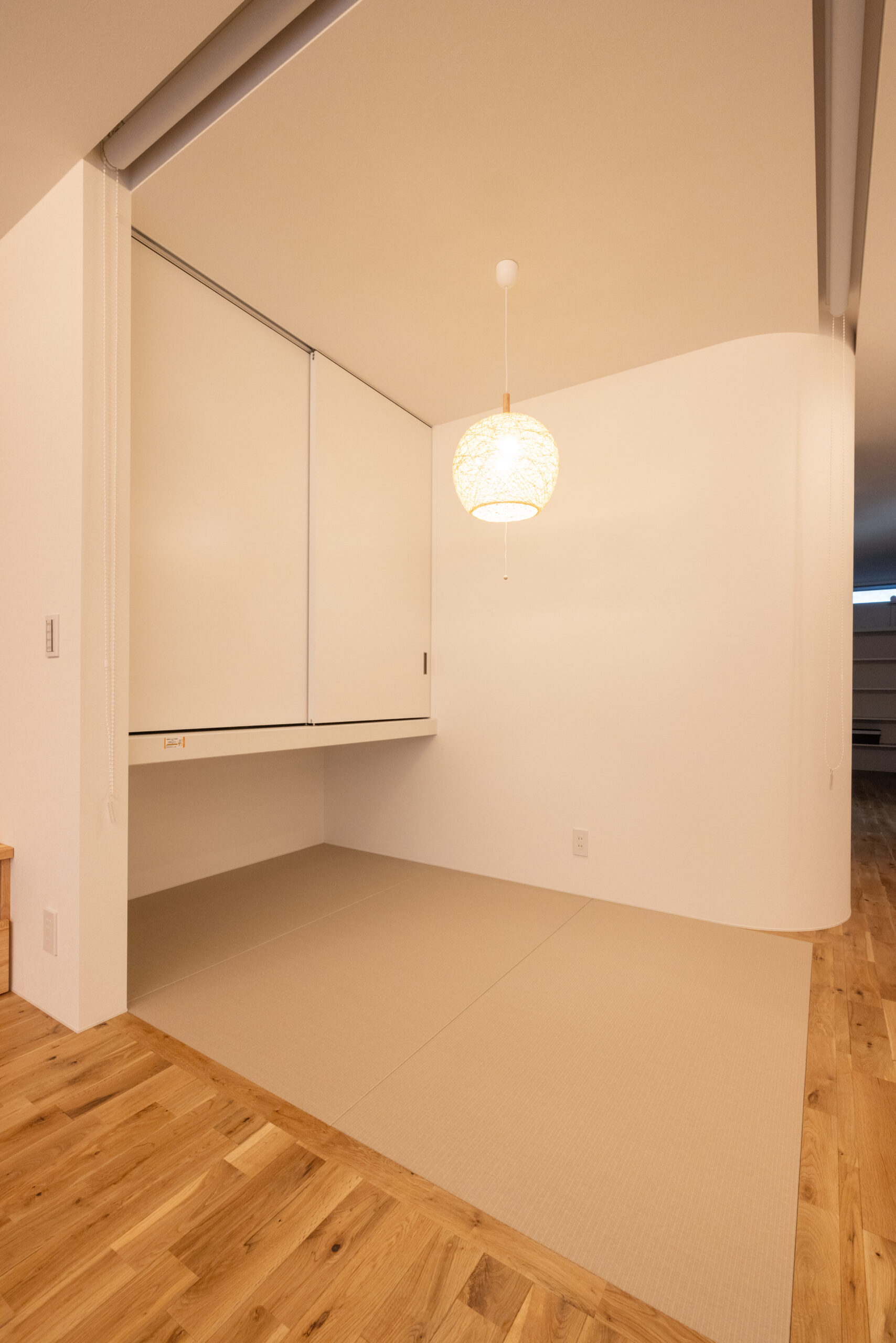 岐阜市 高性能住宅 【家族の距離が心地よいコンパクトな平屋】 くつろぎの畳スペース